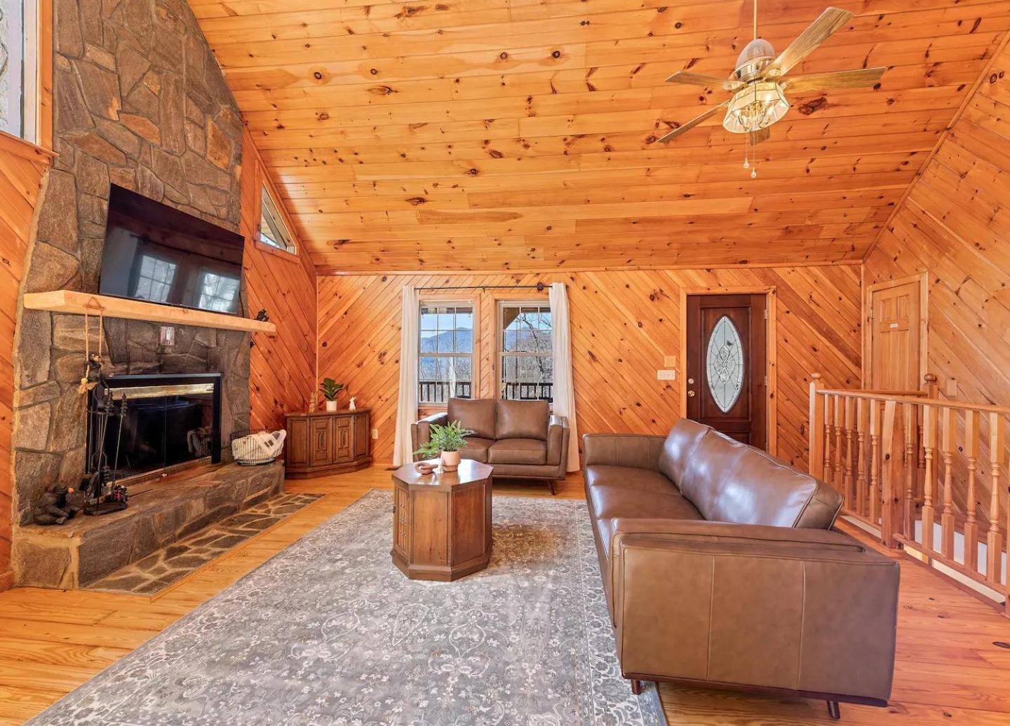 Maggie Valley Cabin With Beautiful Mountain Views, Hottub, Pet Friendly, Gameroom, Fireplace Eksteriør bilde