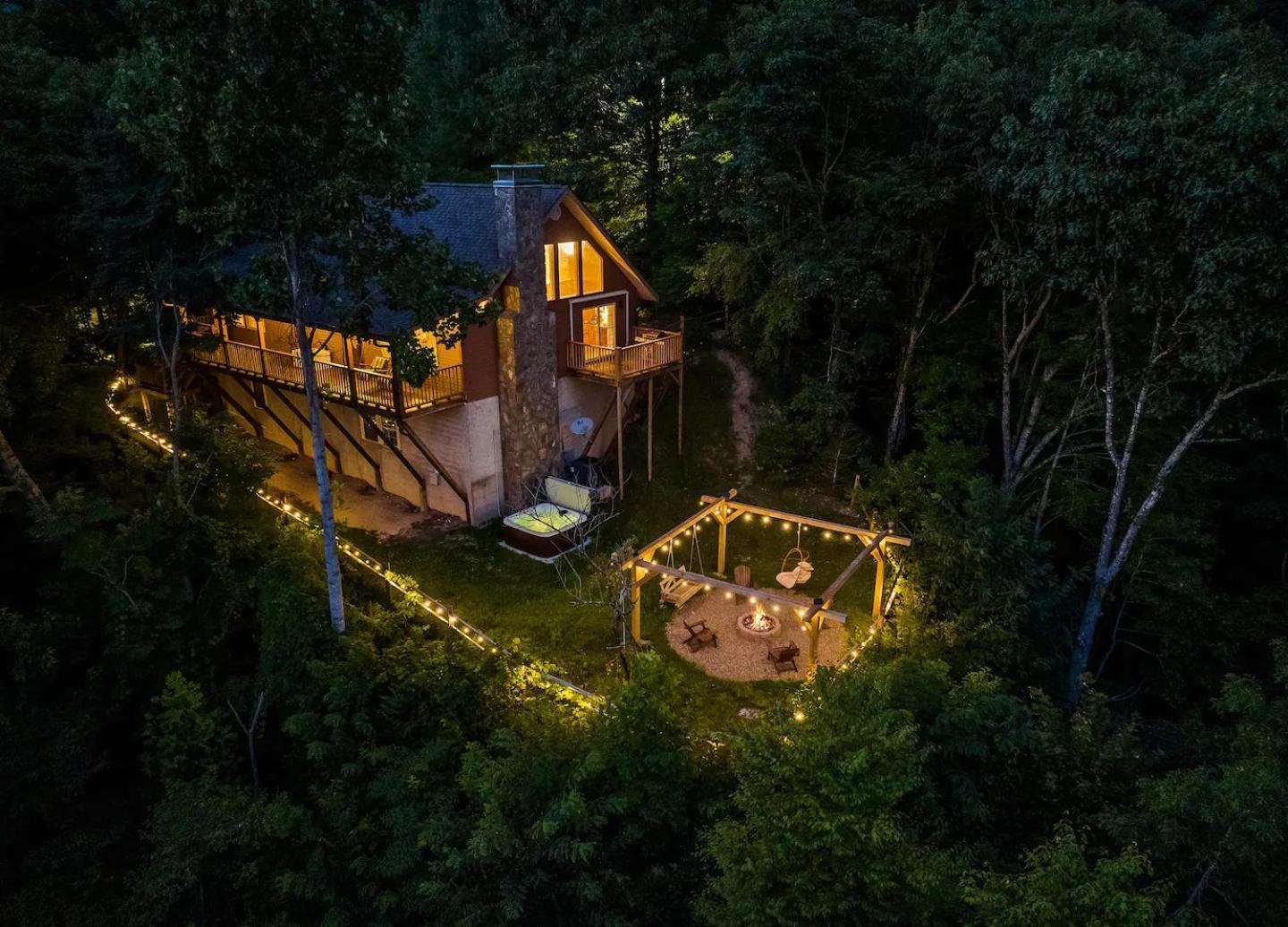 Maggie Valley Cabin With Beautiful Mountain Views, Hottub, Pet Friendly, Gameroom, Fireplace Eksteriør bilde